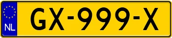Nederlands geel kentekenbord als symbool voor autoverzekering vergelijken in Nederland 2026