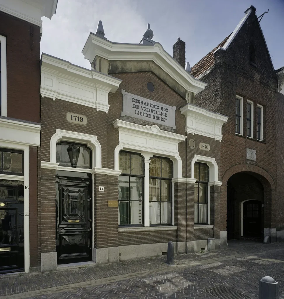 Historisch begrafenisverzekeringskantoor Begrafenis Bos in Haarlem, opgericht 1719