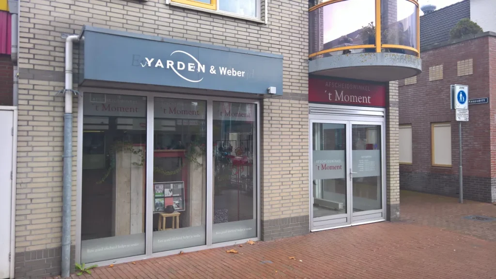 Yarden uitvaart- en crematieshop in Winschoten, Nederland — een toegankelijke plek voor uitvaartplanning