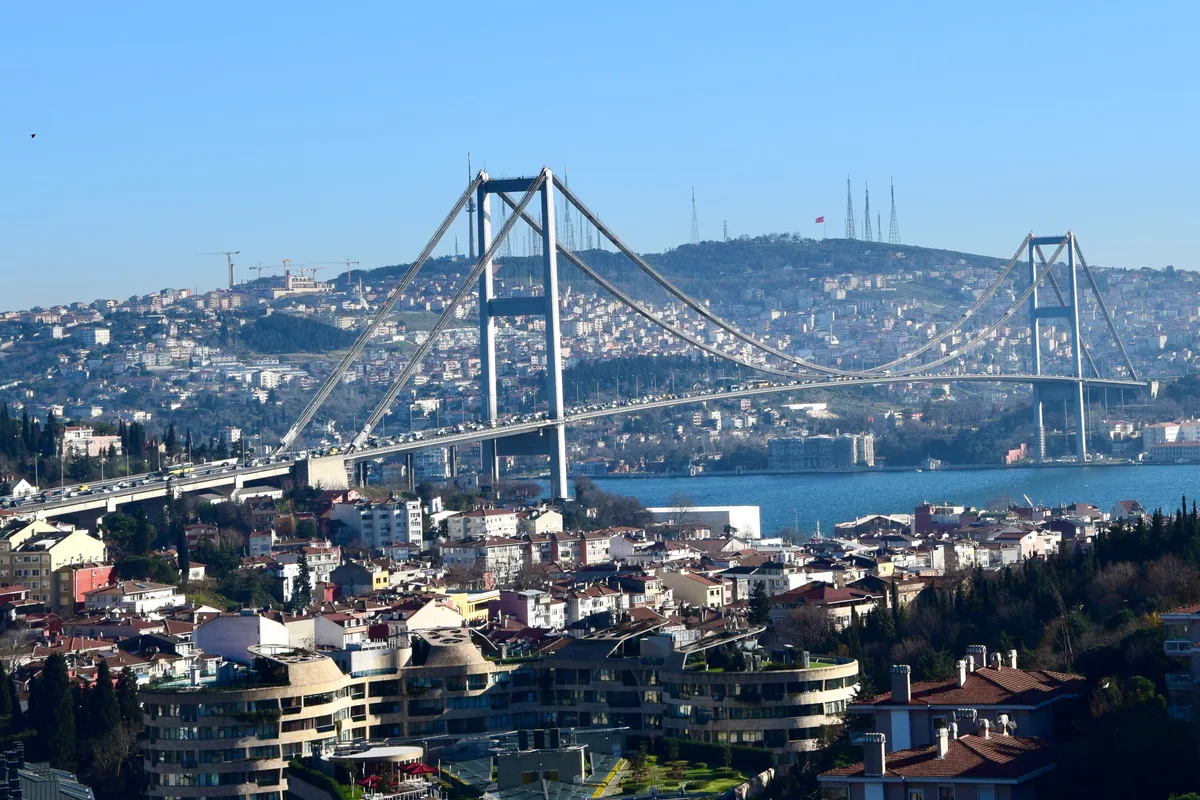 Bosporus brug Istanbul Turkije - symbool van Europa en Azie, reisverzekering Turkije Europadekking