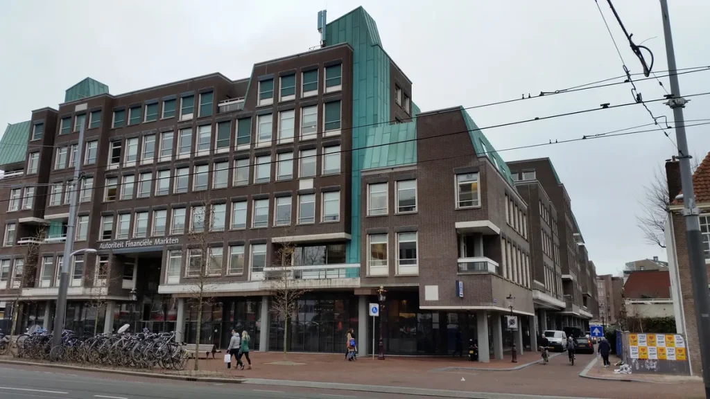 AFM-kantoor aan de Vijzelgracht in Amsterdam, toezichthouder voor verzekeringsadviseurs in Nederland