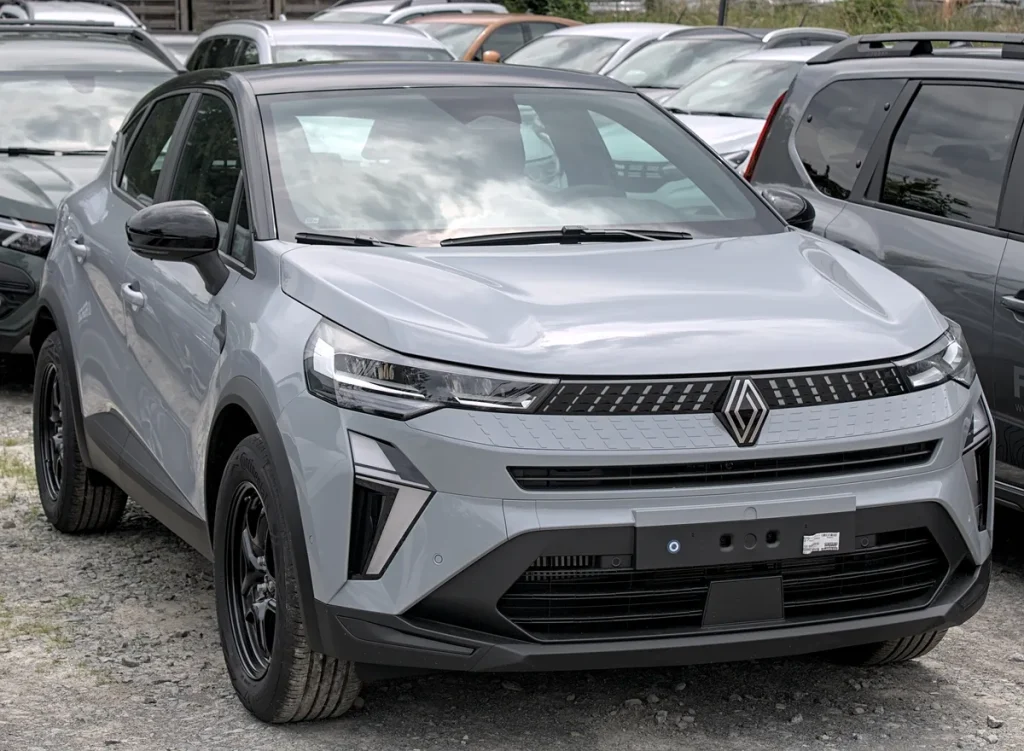 Renault Captur II grijs exterieur 2024 compacte crossover autoverzekering