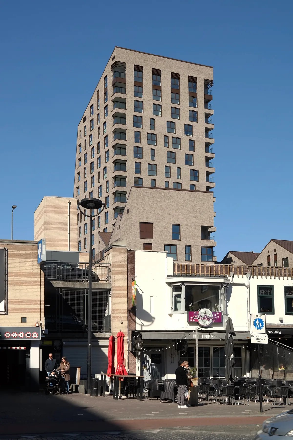 Woontoren De Weverij in het centrum van Tilburg, verzekering Tilburg stadsgezicht