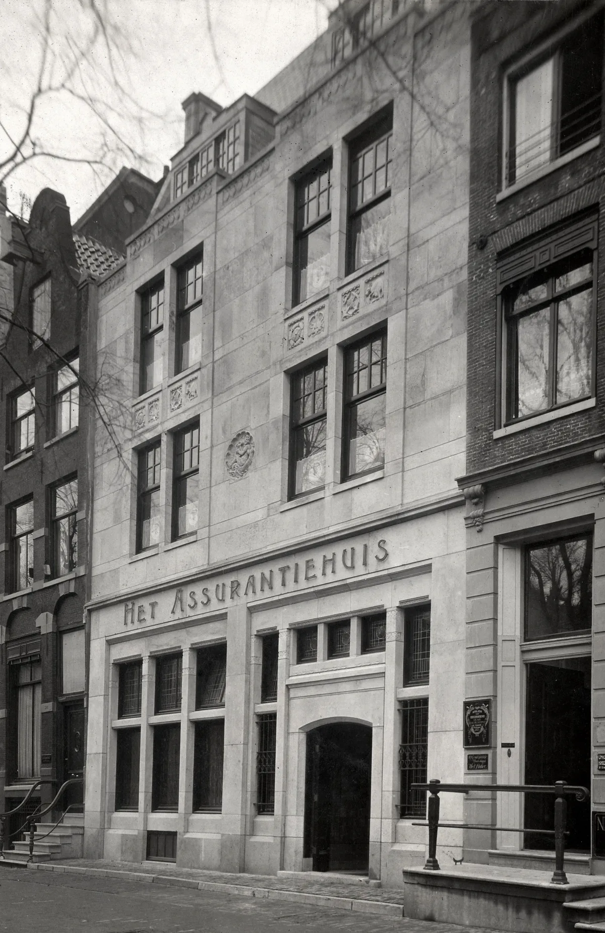 Historisch verzekeringsgebouw Het Assurantiehuis aan de Keizersgracht Amsterdam 1919 Nederland