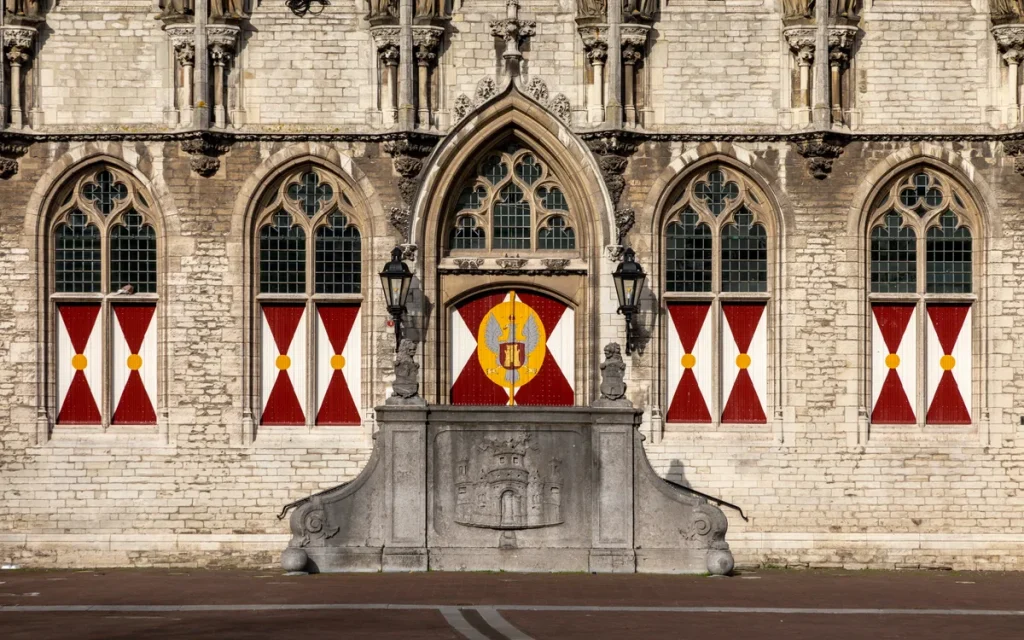 Stadhuis van Middelburg Zeeland, historisch centrum van de regio Walcheren waar ZLM Verzekeringen actief is