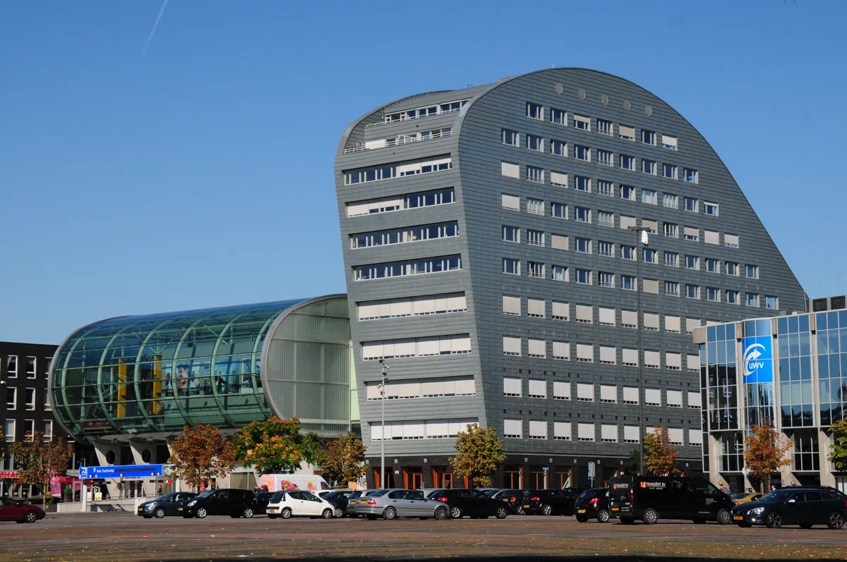 Moderne kantoorgebouwen in Breda, thuisstad van financieel dienstverlener Zuyderleven